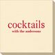 Big Word Cocktails Linen Like Napkins Image 4 of 4